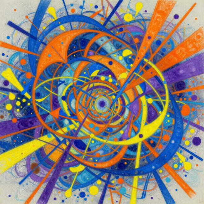 Uusi abstrakti alumiinitaulu 20 cm x 20 cm