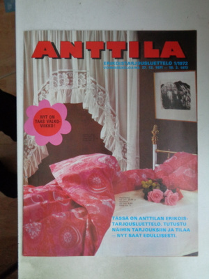 Anttila - Erikoistarjousluettelo N:o 1/1972 (12.5)