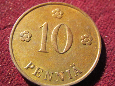 10 penniä 1938