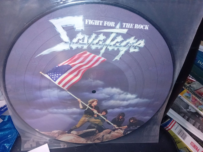 LP PD Savatage Fight for the Rock ( SIS POSTIKULU )