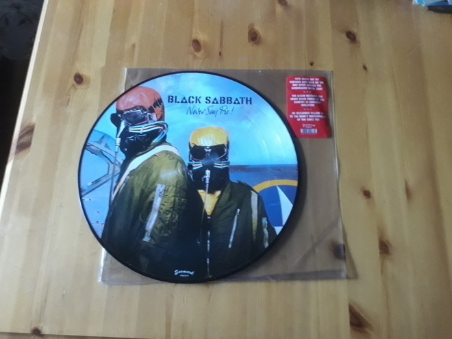 Black Sabbath – Never Say Die! lp picture disc  hieno
