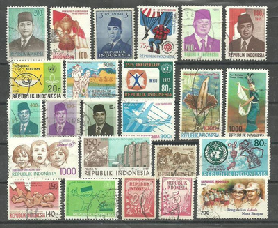 INDONESIA suuri levyllinen merkkejä 2