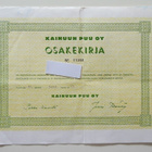 Kainuun Puu Oy:n osakekirja 1975 - pikkukuva 1