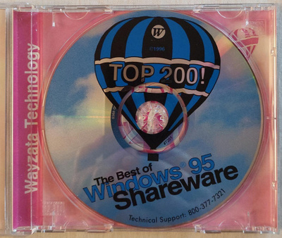 The Best of Windows 95 Shareware PC-peli -CD