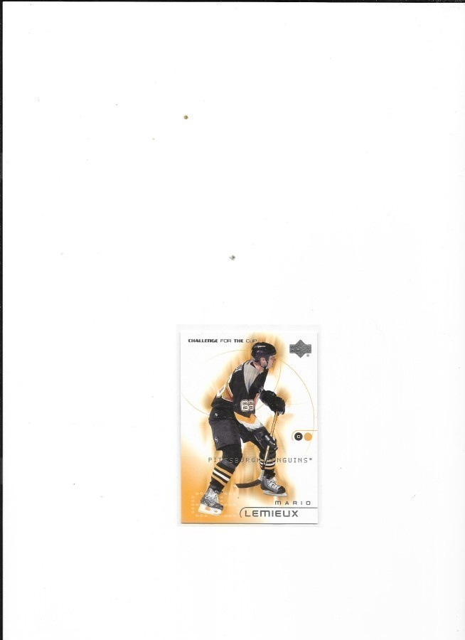 2001-02 UD Challenge for The Cup #68 Mario Lemieux