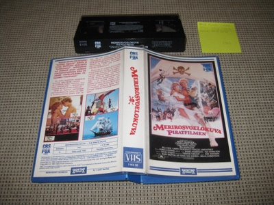 Merirosvoelokuva-VHS (FIx, Showtime / CBS/FOX, 1982)