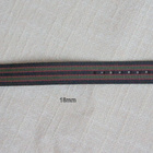 18mm RAF "James Bond" musta/oliivi/punainen ranneke - pikkukuva 2