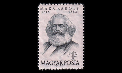 Unkari 1305C ** Karl Marx (11½:12) (1953)