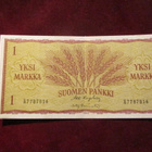 1 markka 1963 peräkkäiset numerot (2 kpl) - pikkukuva 1