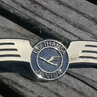Ilmailu merkki Lufthansa. Halkaisija - 82mm. - pikkukuva 2