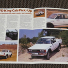 1983 Datsun Pickup 4x4 esite - KUIN UUSI - pikkukuva 2