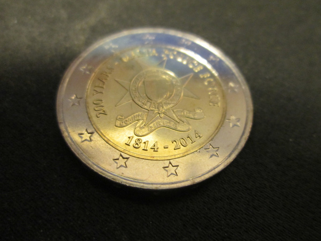 2014 Malta 2 € Poliisivoimat 200 vuotta unc