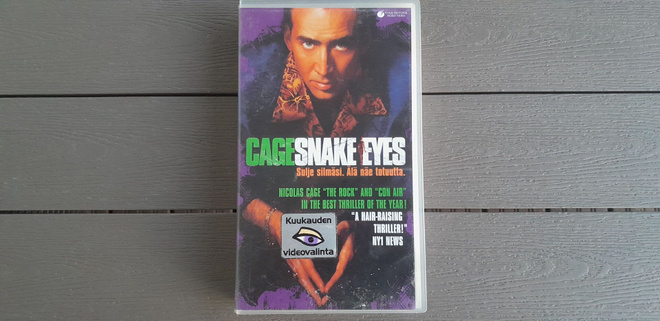 VHS: Snake Eyes (Nicolas Cage, O: Brian De Palma 1998)