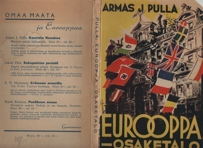 Pulla, Armas J.: Eurooppa - osaketalo, Gummerus 1937, nid.