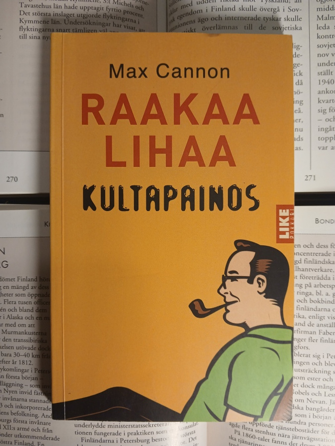 Max Cannon - Raakaa lihaa • kultapainos (pokkari)
