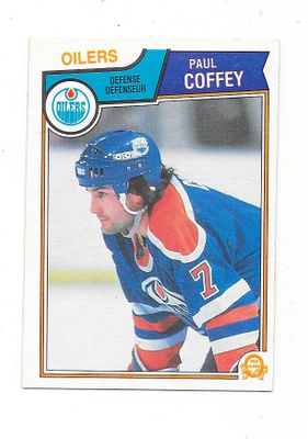1983-84 OPC #25 Paul Coffey , Edmonton Oilers