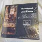 Oscar Brand And Jean Ritchie LP USA 1967 MONO - pikkukuva 1