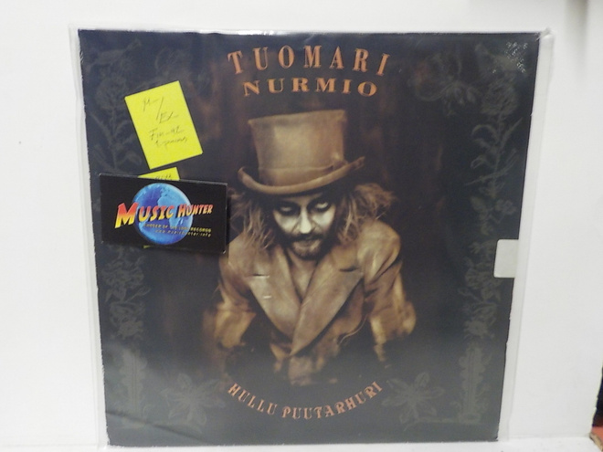 TUOMARI NURMIO - HULLU PUUTARHURI M-/EX- SUOMI 1992 LP