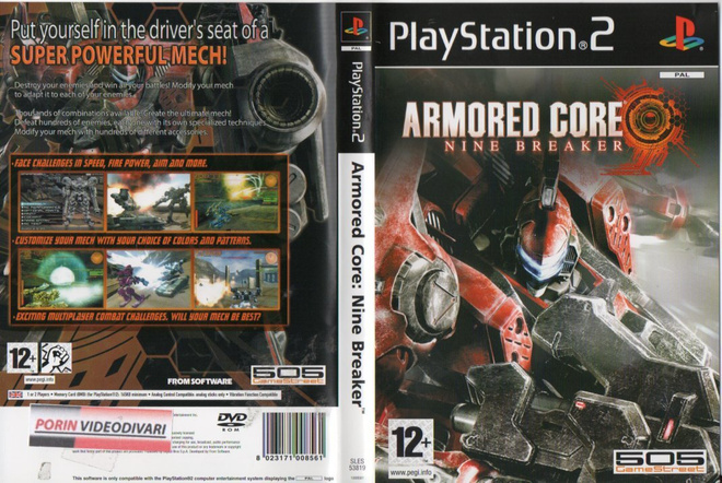 Armored Core nine breaker	(36 537)	k		PS2
