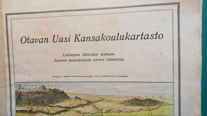 " SUUR SUOMI "  kartta    Katso kuvaus.
