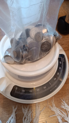 Ulkomaalaisia kolikoita n.0.5kg