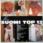 Various – Suomi Top 12 LP JOHANNA RAUNIO Miss Finland 1974 - pikkukuva 2