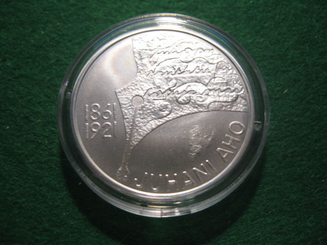 Suomi 10e hopea juhlaraha Juhani Aho - 2011