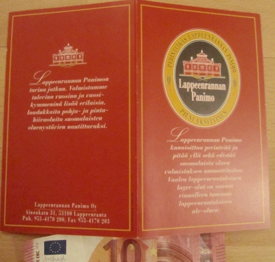 VANHA Mainos Husaari Ale Olut Lappeenranta