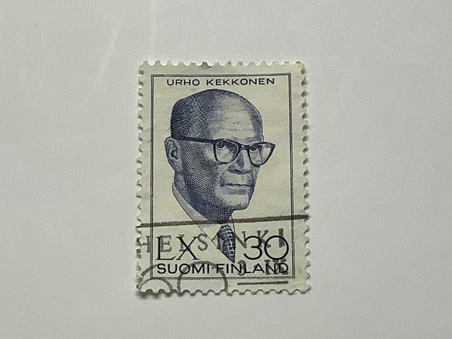 524 / 1060 U.K.Kekkonen 60v o leimattu