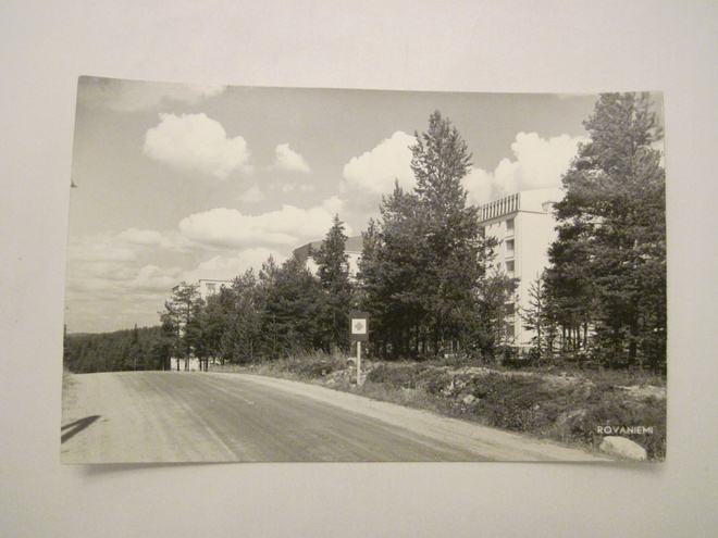 VANHA Postikortti Rovaniemi 1950-l Alkup.Mallikappale