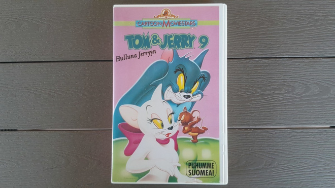 VHS: Tom & Jerry 9: Hulluna Jerryyn (1955/1993)