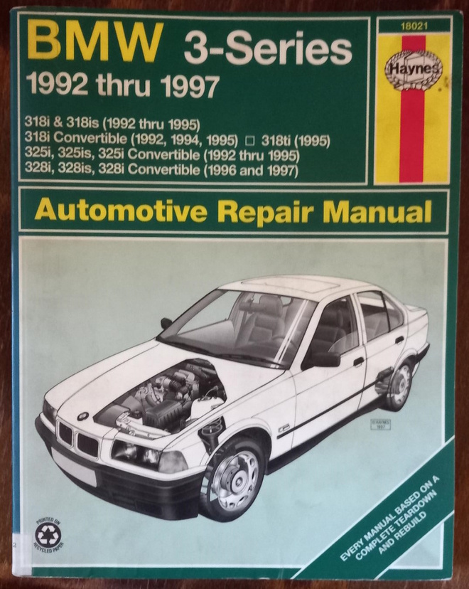 Korjausopas BMW 3-series 1992-1997 Haynes