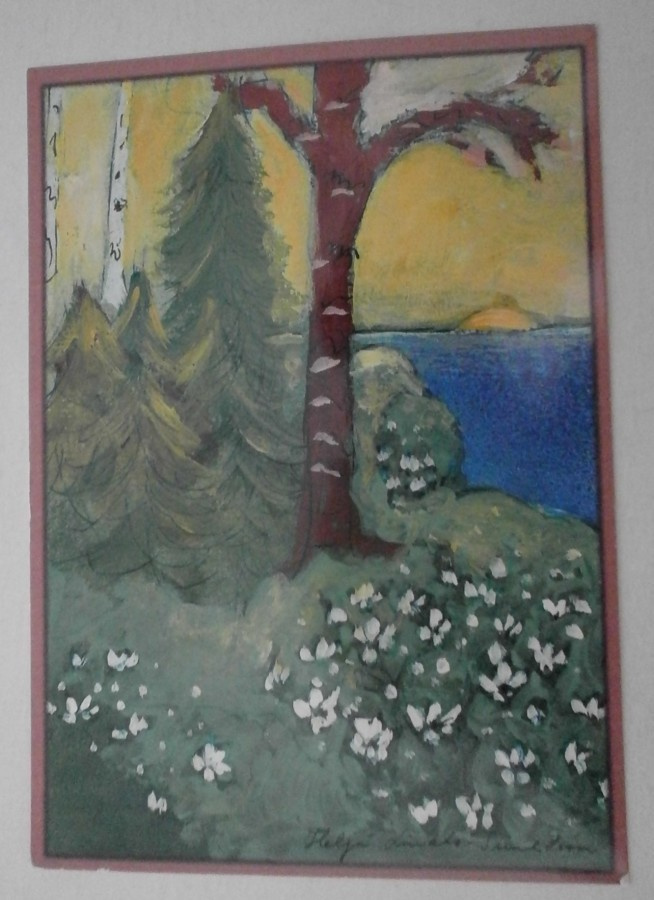 Heljä Liukko-Sundström, "Kevät", SPR-kortti, ei p.