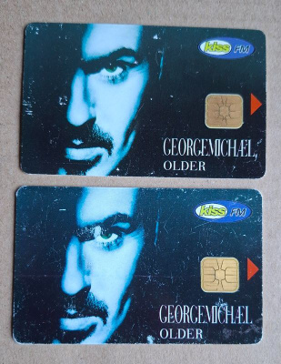 George Michael Older - 2 puhelinkorttia 1996 Kiss FM