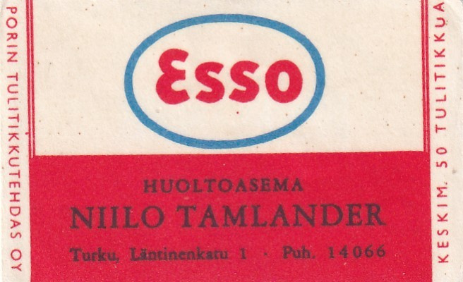 Turku, Niilo Tamlander,  ESSO  , 2/12