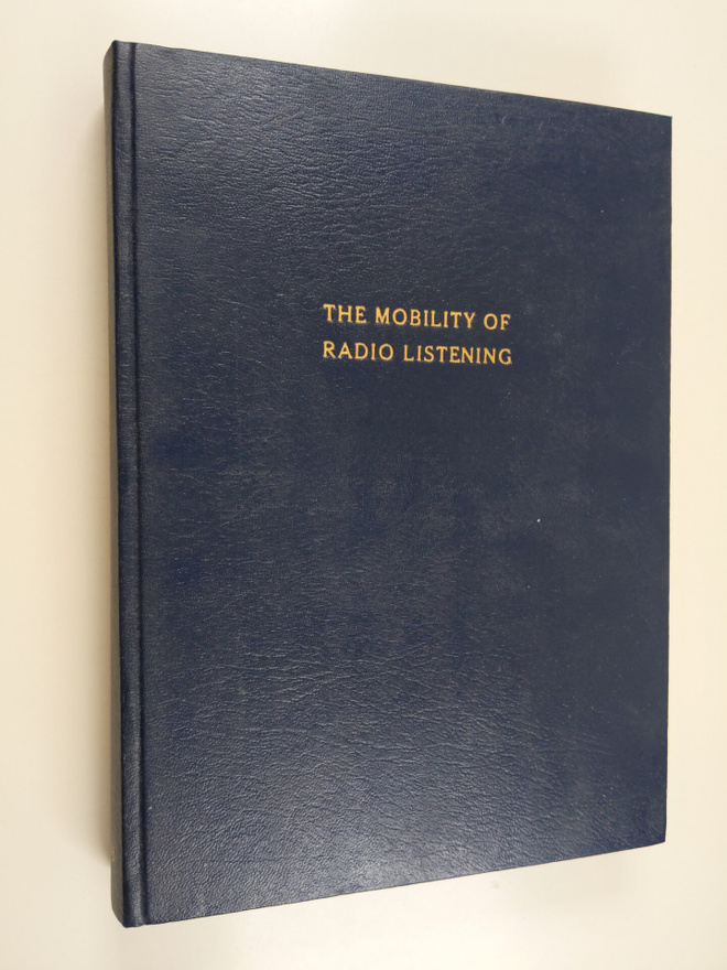 Erja Ruohomaa : The mobility of radio listening : the tra...