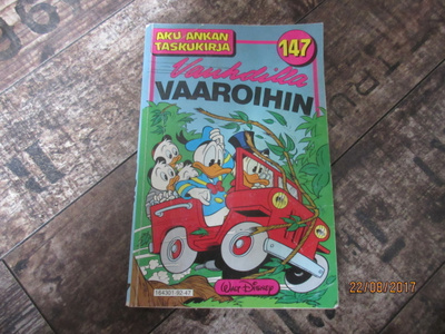 Aku Ankan taskukirja 147 - Vauhdilla vaaroihin (1.Painos)