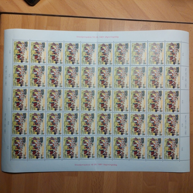 1981 Eurooppa 1,50 mk arkki **