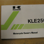 Kawasaki KLE250 käyttö-ohjekirja - pikkukuva 1