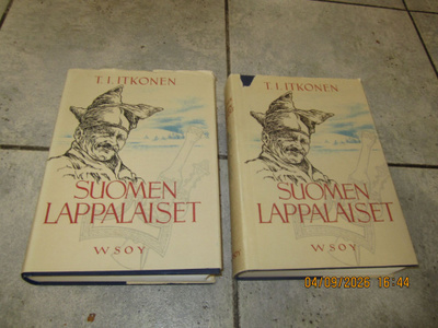 T.I. Itkonen: Suomen lappalaiset I-II (1984, 2.p, kpl)