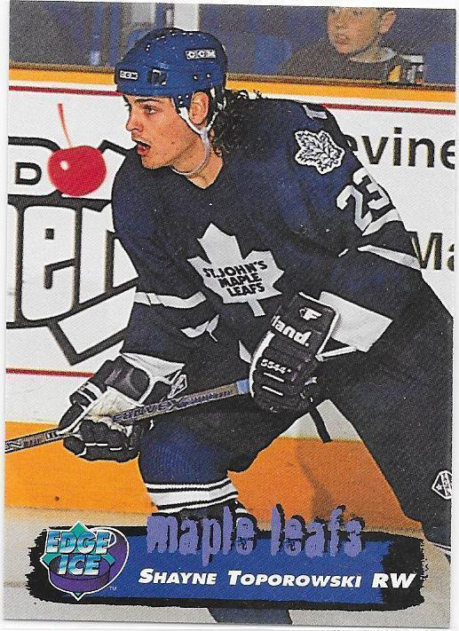 1995-96 Edge Ice #84 Shayne Toporowski St Johns ex- Pelicans