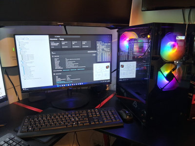 Amd Ryzen 5 3500x tietokonepaketti näytöllä! (am4 Kanta)