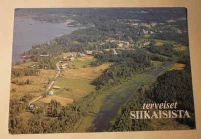 Siikainen, kirkonkylää, ilmakuvapk, p. 1982