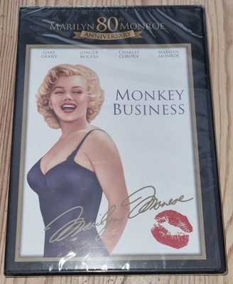 DVD Monkey Business FI Marilyn, muoveissa