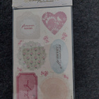 45 - 49 ) 3D-kuva stanssattu A4 -arkki Vintage Notes - pikkukuva 3