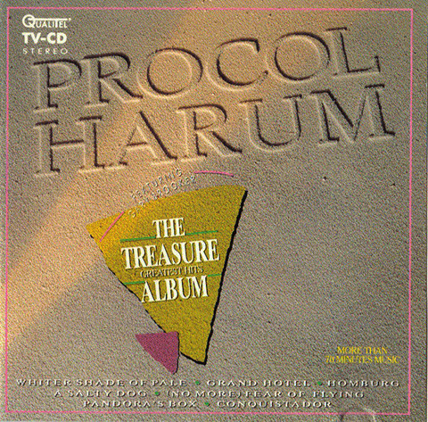 Procol Harum - The Treasure Album (CD) Greatest Hits HYVÄ!!