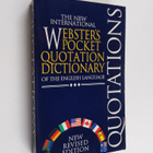 The new international Webster's pocket quotation dictiona... - pikkukuva 1