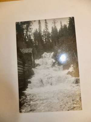 VANHA Postikortti Mäntykoski Paanajärvi Kuusamo 1930-l