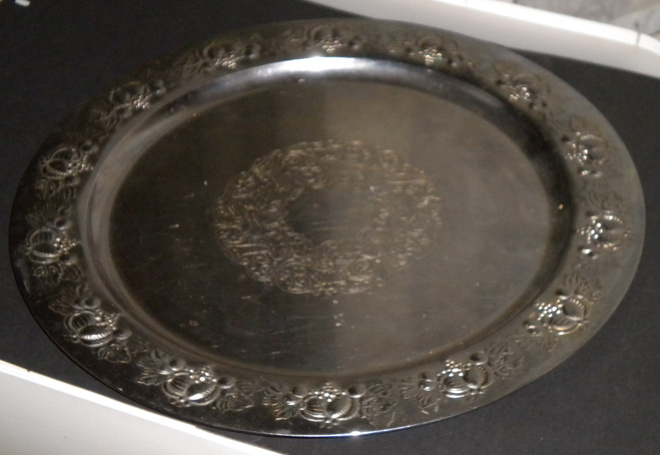 Tarjoilulautanen - Mitab Ruotsi Chrome plated (60-70 luku)