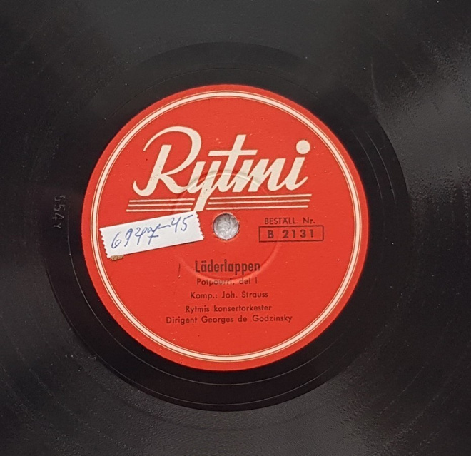Savikiekko 1945 - Rytmi konserttiorkesteri - Rytmi B 2131